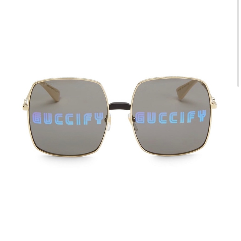 NWOT GUCCI 💎 60MM Guccify Unisex Square Sunglasses